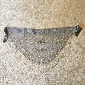 Belly dancing Beaded Hip Scarf